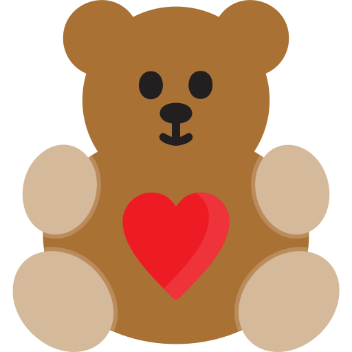 oso de peluche icono gratis