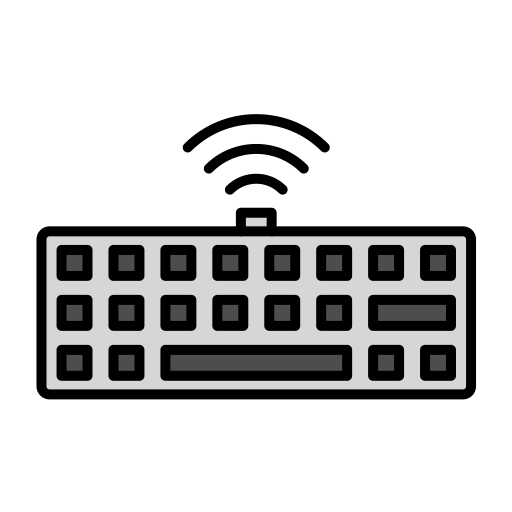 teclado inalambrico icono gratis