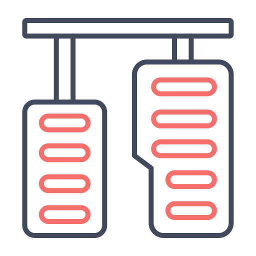 pedales icono gratis