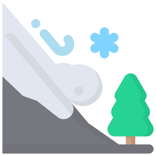 Snow avalanche - Free nature icons