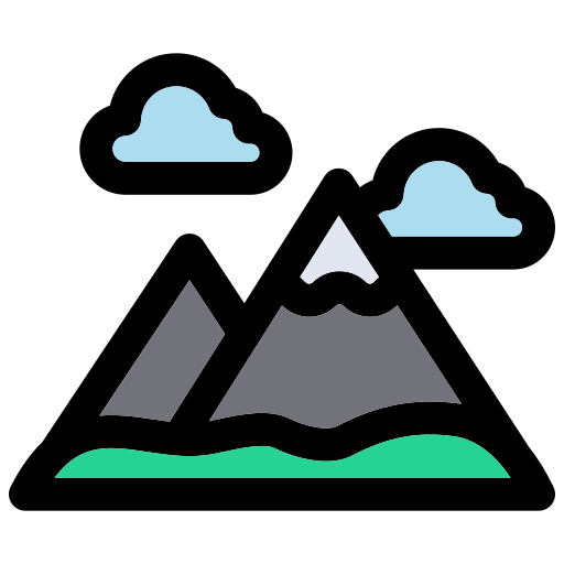 montañas icono gratis