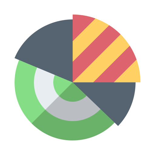 gráfico circular icono gratis