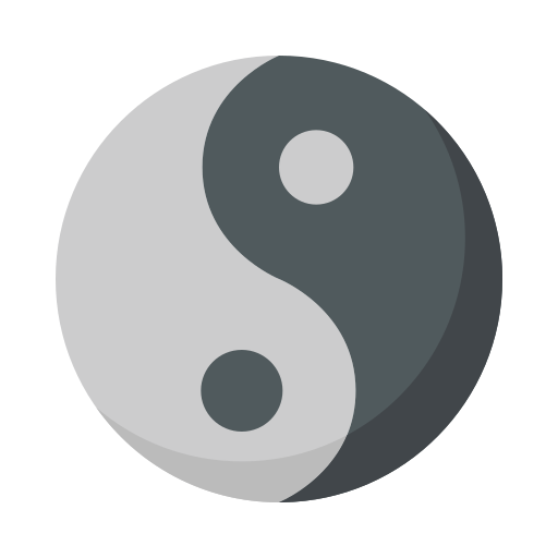 yin yang icono gratis