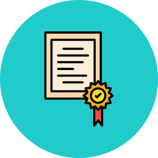 Certificate free icon Certificate free icon