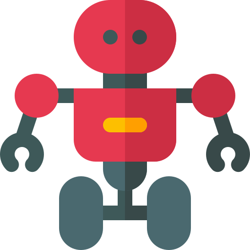 Robot Basic Rounded Flat icon