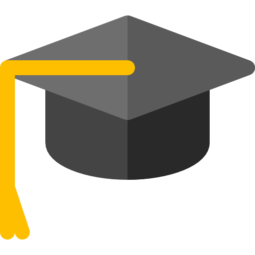 sombrero de graduacion icono gratis