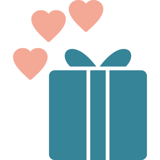 caja de regalo icono gratis