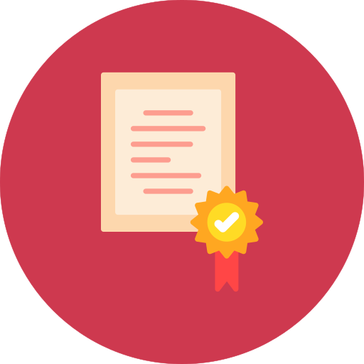 certificado icono gratis