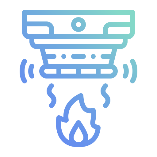 detector de humo icono gratis