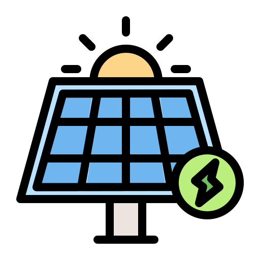 panel solar icono gratis