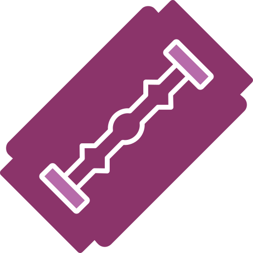 Shaving blade free icon