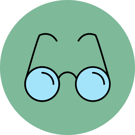 Reading glasses free icon