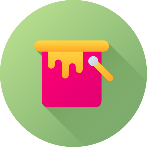 Paint bucket Generic gradient fill icon