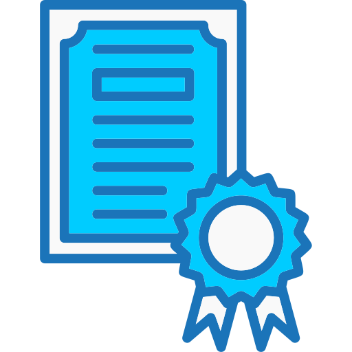 Certificate free icon Certificate free icon