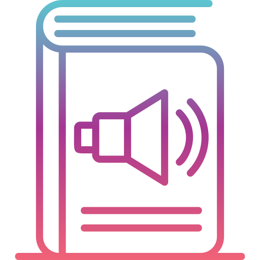 audio libro icono gratis