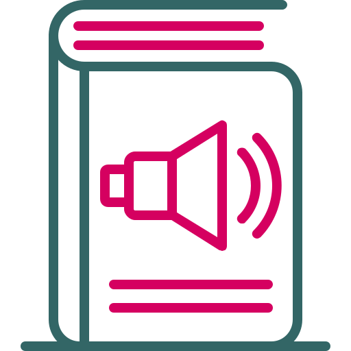 audio libro icono gratis