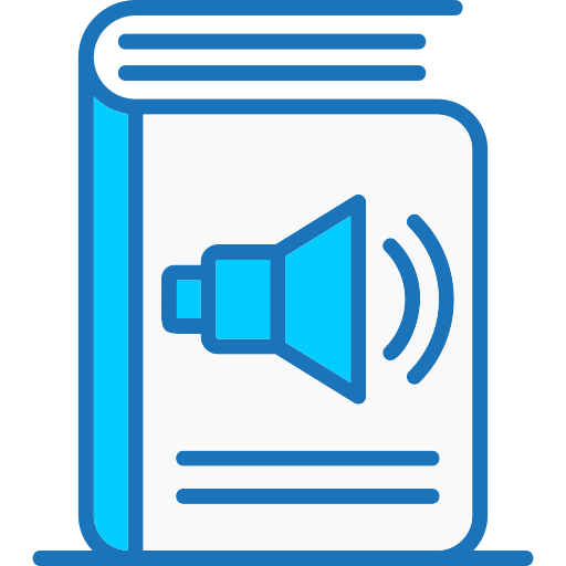 audio libro icono gratis