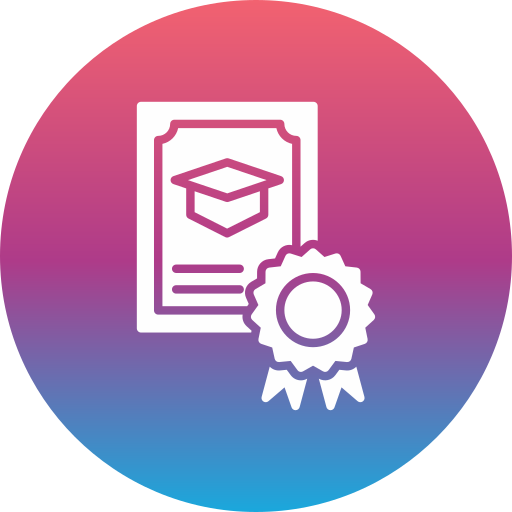 Certificate free icon