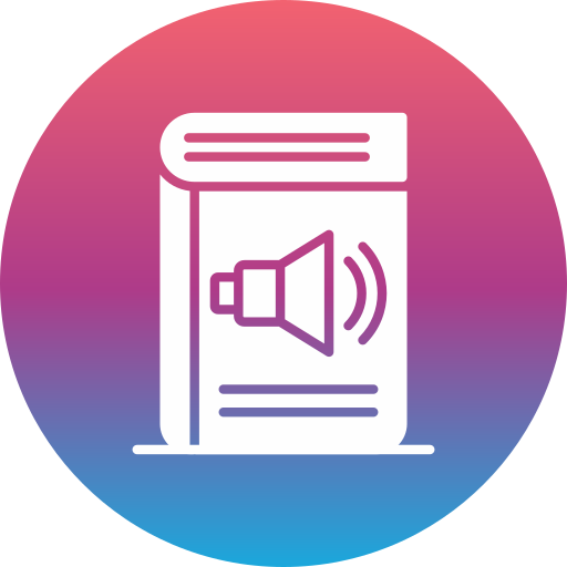 Audio book free icon