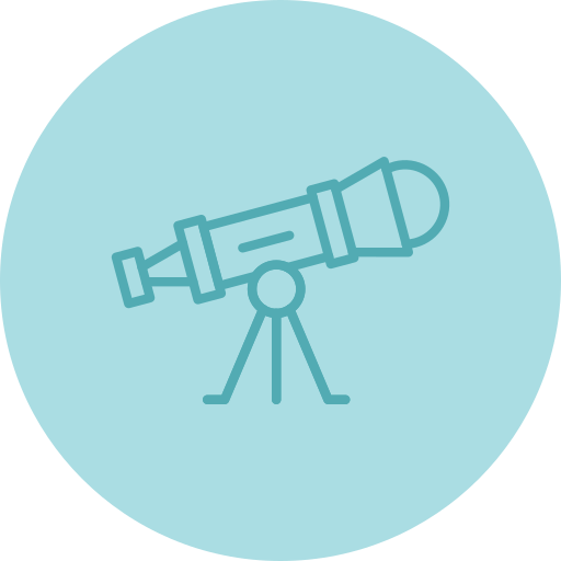 télescope Icône gratuit