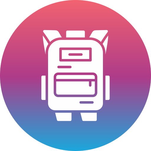 mochila icono gratis