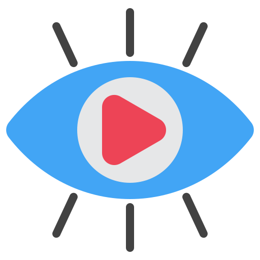 vues vidéo Icône gratuit vues vidéo Icône gratuit