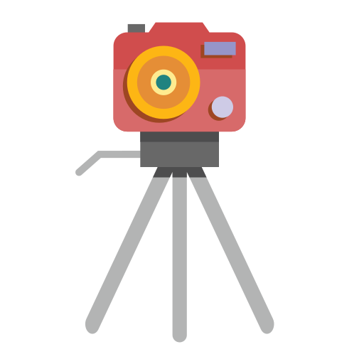 Camera stand free icon