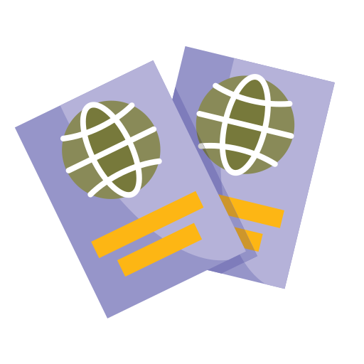 pasaporte icono gratis