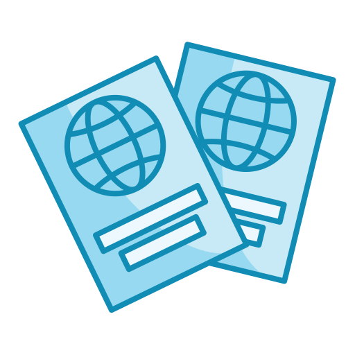 pasaporte icono gratis