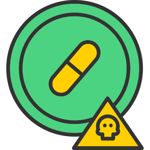 Overdose free icon