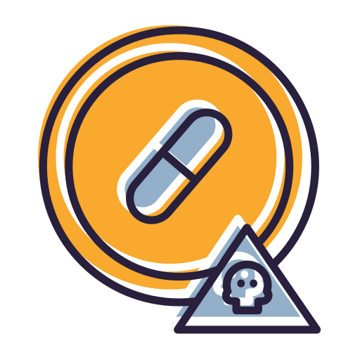 Overdose free icon Overdose free icon