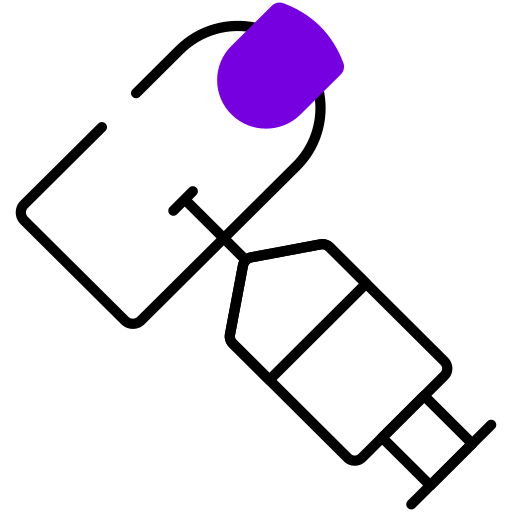 Injection free icon