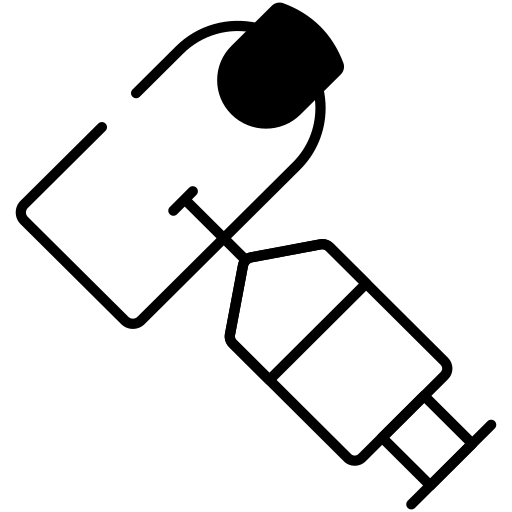 Injection free icon Injection free icon