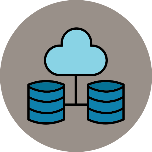 Cloud storage free icon