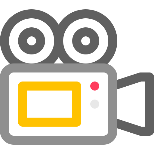 camara de video icono gratis