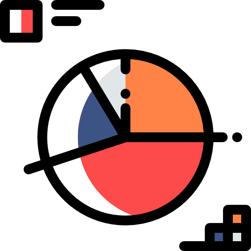 gráfico circular icono gratis