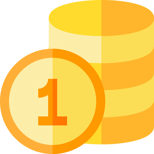 monedas icono gratis