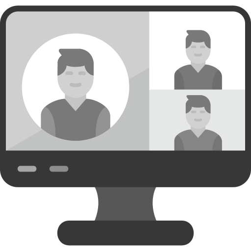 video conferencia icono gratis