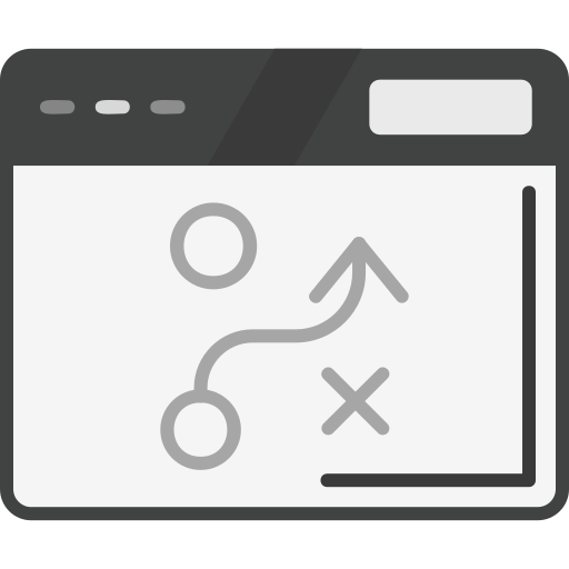 plan estratégico icono gratis