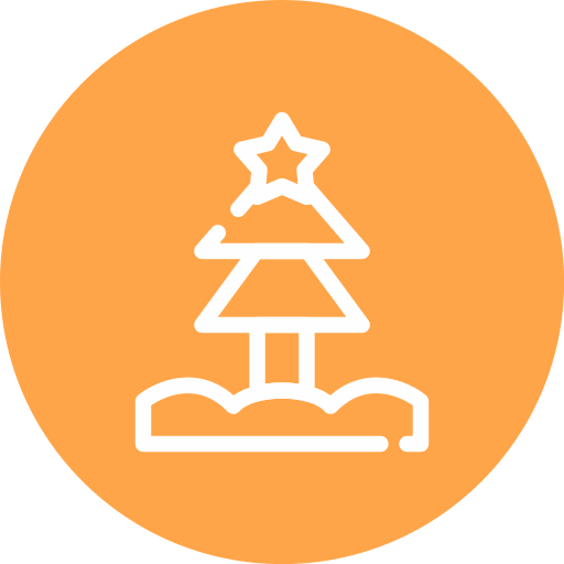 árbol de navidad icono gratis