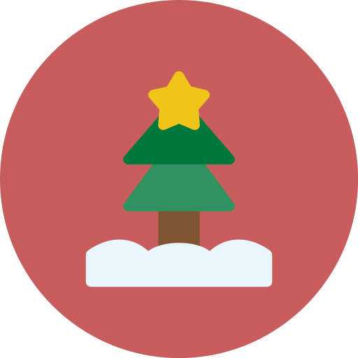 árbol de navidad icono gratis