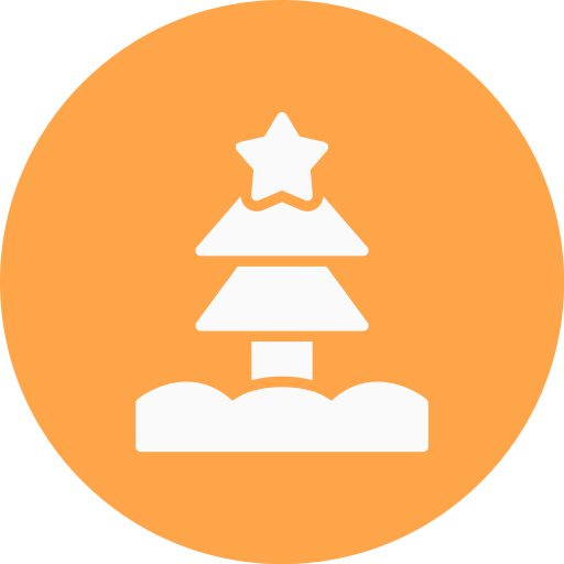 árbol de navidad icono gratis