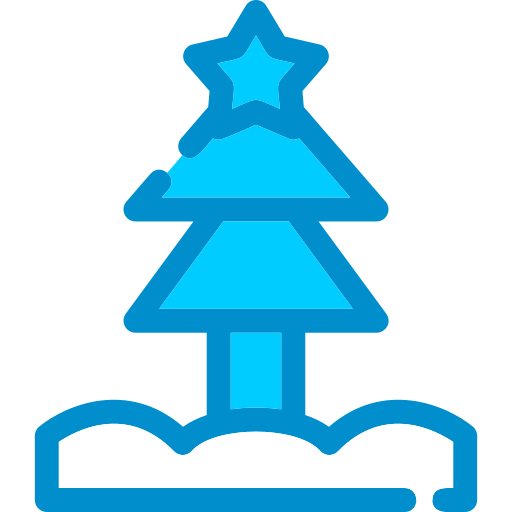 árbol de navidad icono gratis