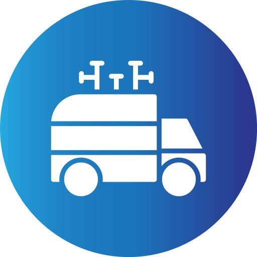 Delivery truck free icon