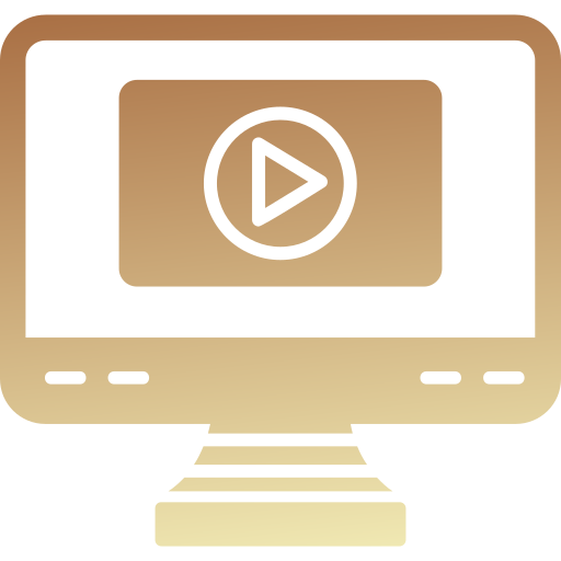 reproductor de video icono gratis