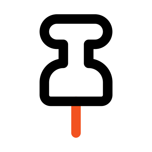 Push pin free icon