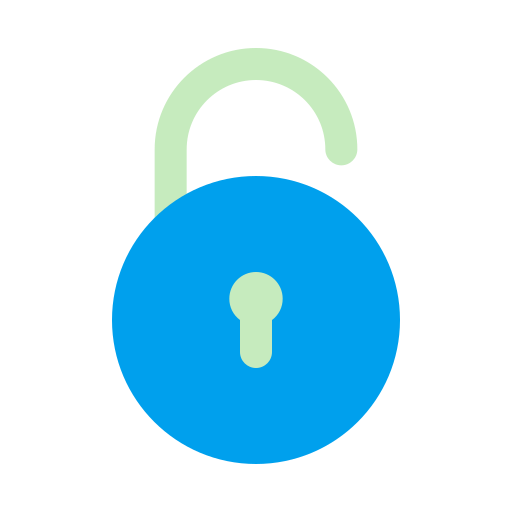 desbloqueado icono gratis