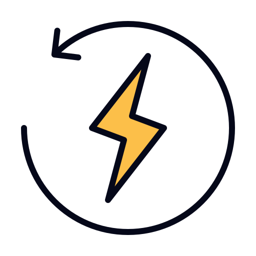 energía renovable icono gratis