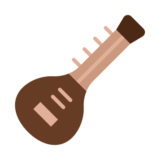 sitar icono gratis