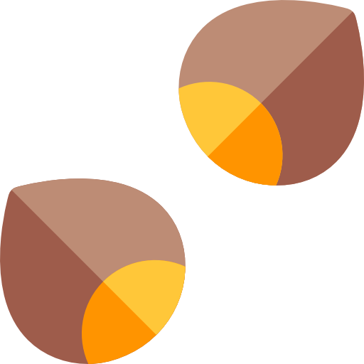 des noisettes Icône gratuit des noisettes Icône gratuit